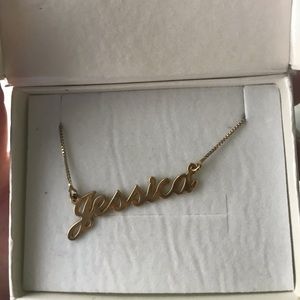 gold JESSICA necklace